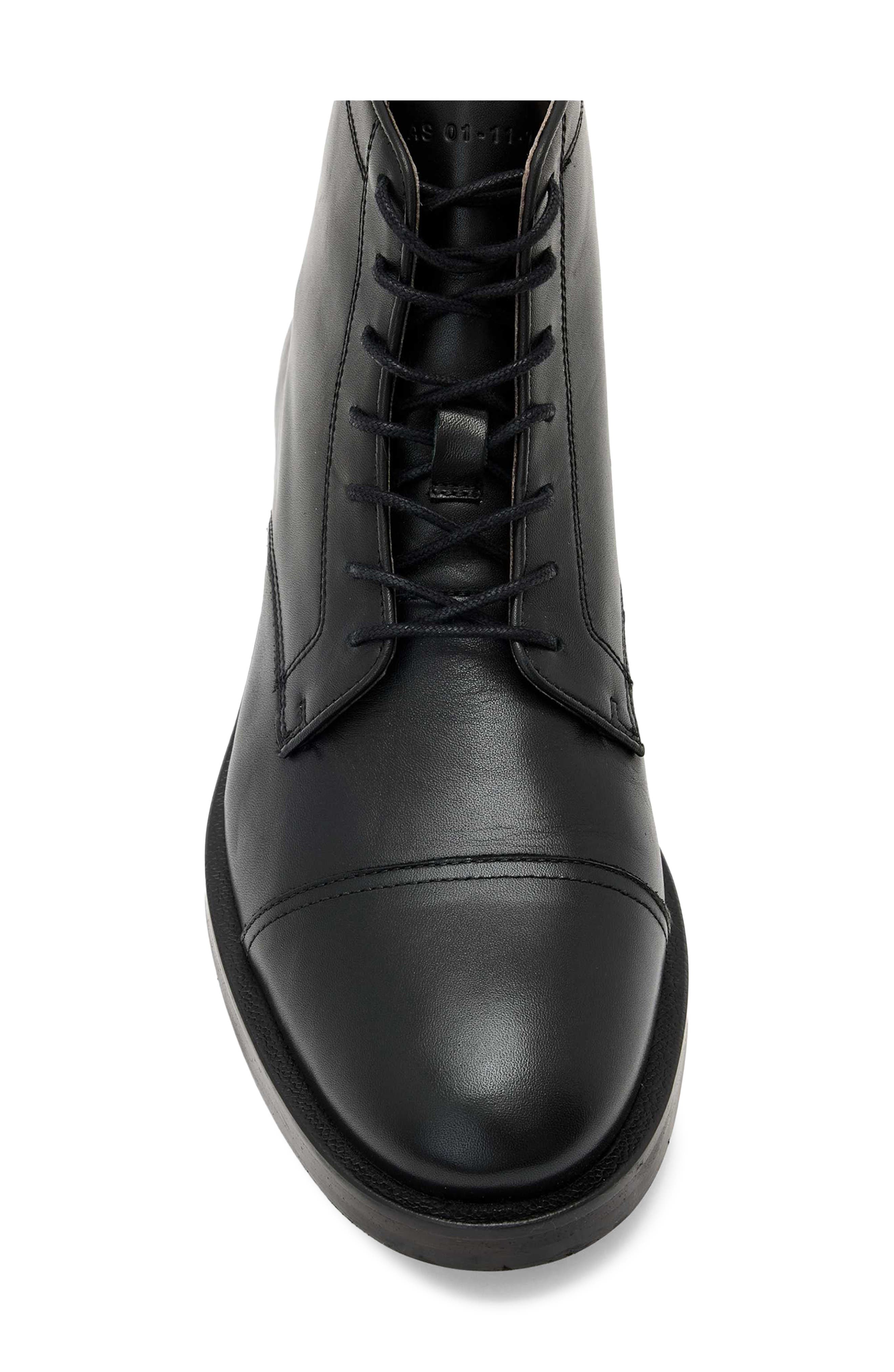 AllSaints Bloom Lace-Up Boot, Alternate, color, Black