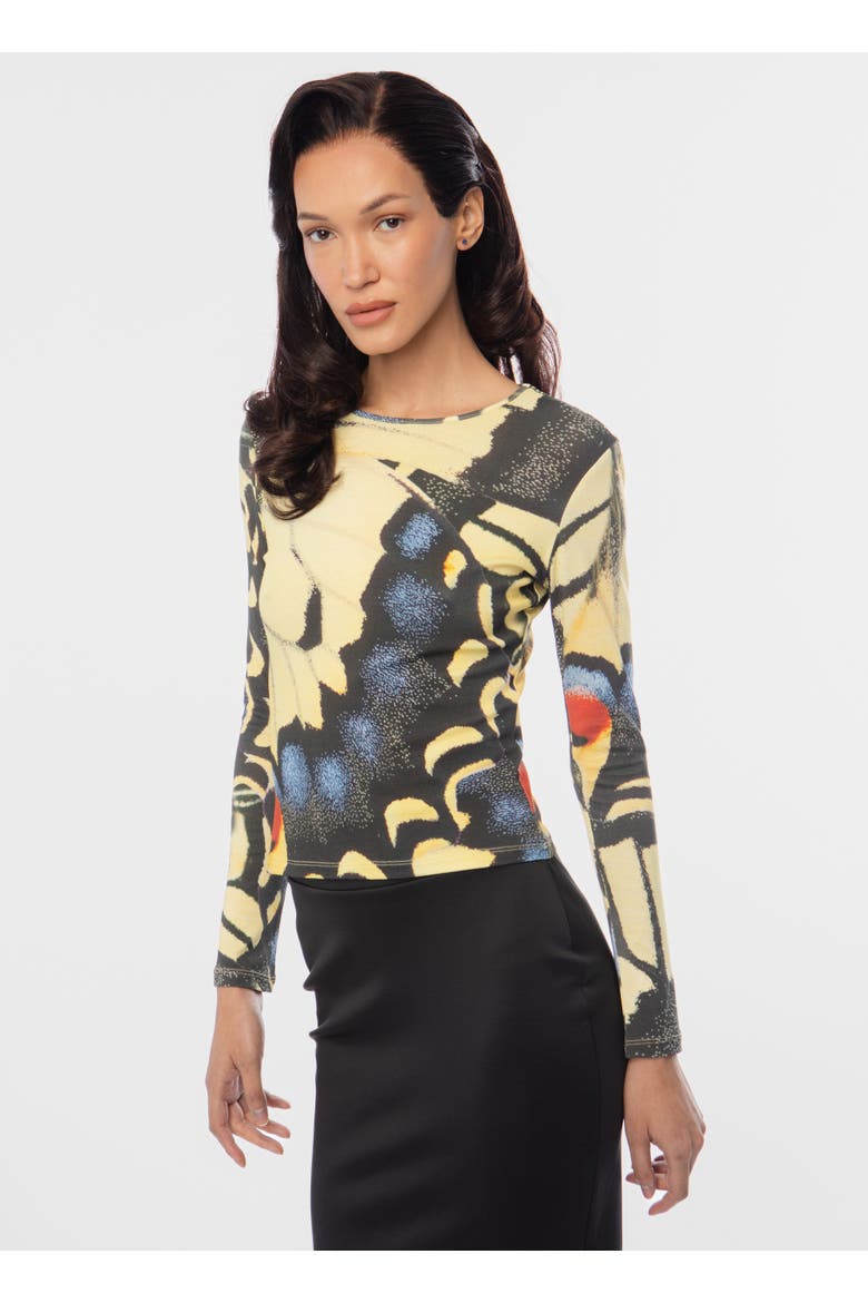 Swallowtail Long Sleeve, Alternate, color, Swallowtail