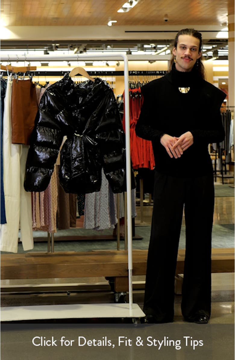 Belted Puffer Jacket, sales video thumbnail