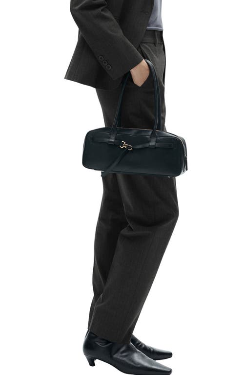 Mango Women's Pinstripe Suit Trousers In Dark Heather Grey