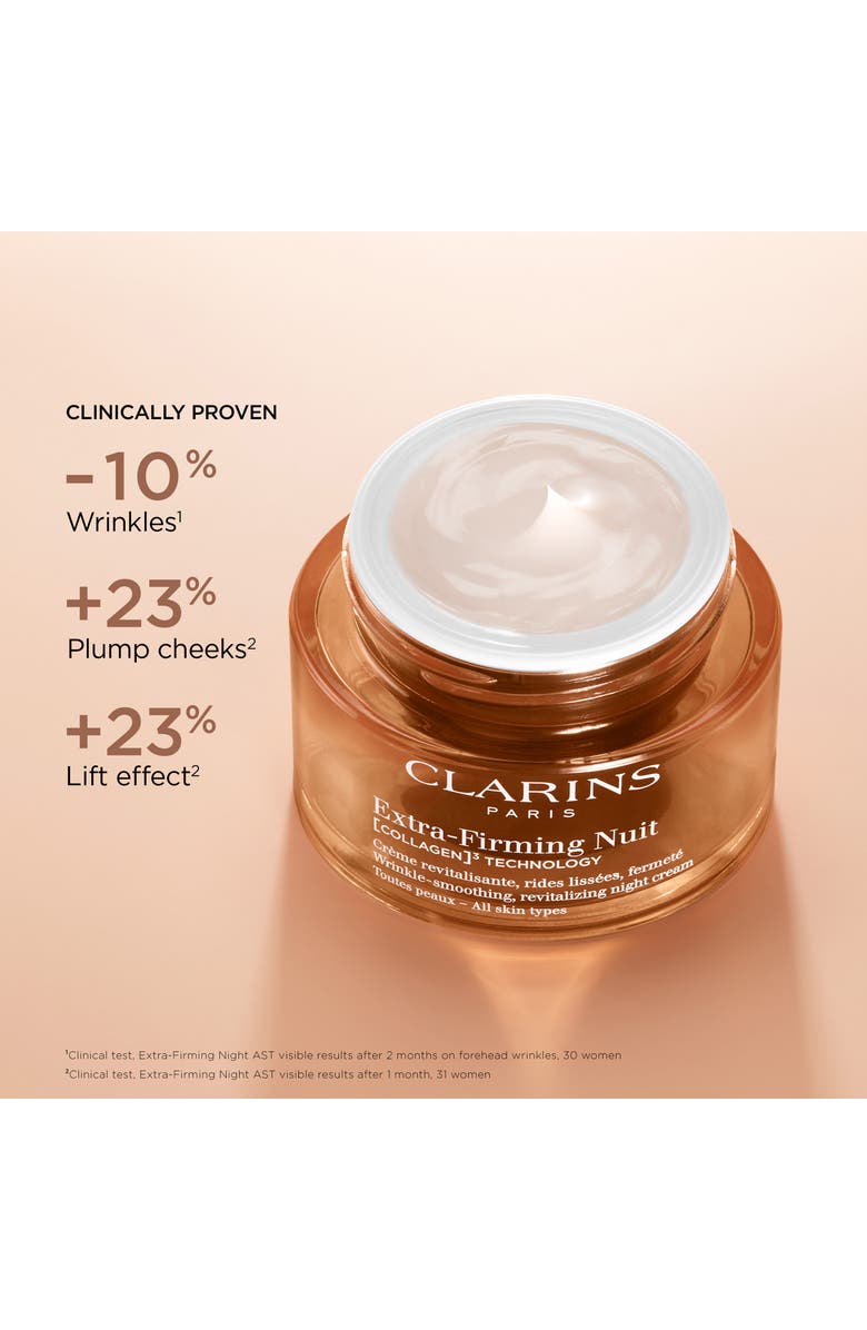Clarins Extra-Firming Night Refillable Moisturizer with Collagen Polypeptide & Niacinamide, Alternate, color, Regular