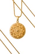 Mantra I Choose Joy mandala necklace