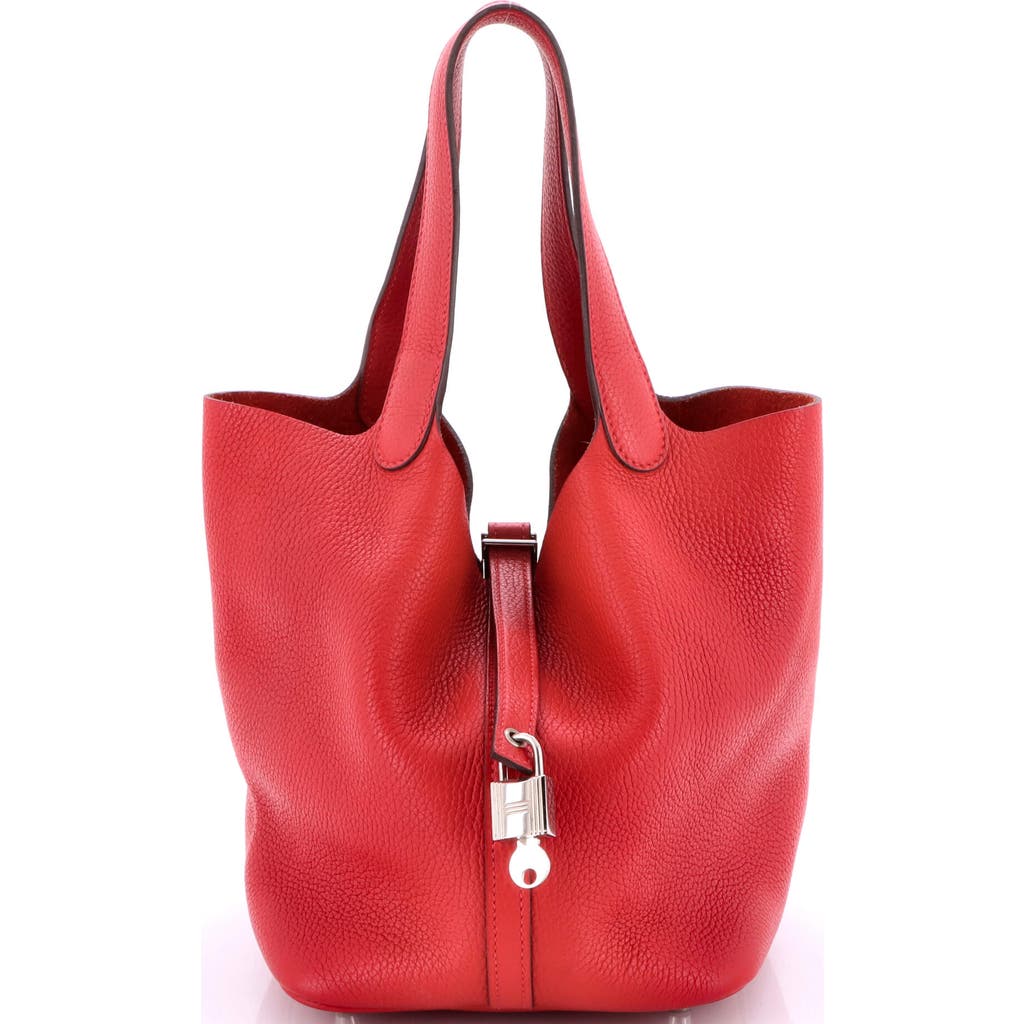 Pre-owned Hermes Hermes Picotin Lock Bag Clemence Mm