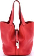 Pre-Owned Hermes Picotin Lock Bag Clemence MM
