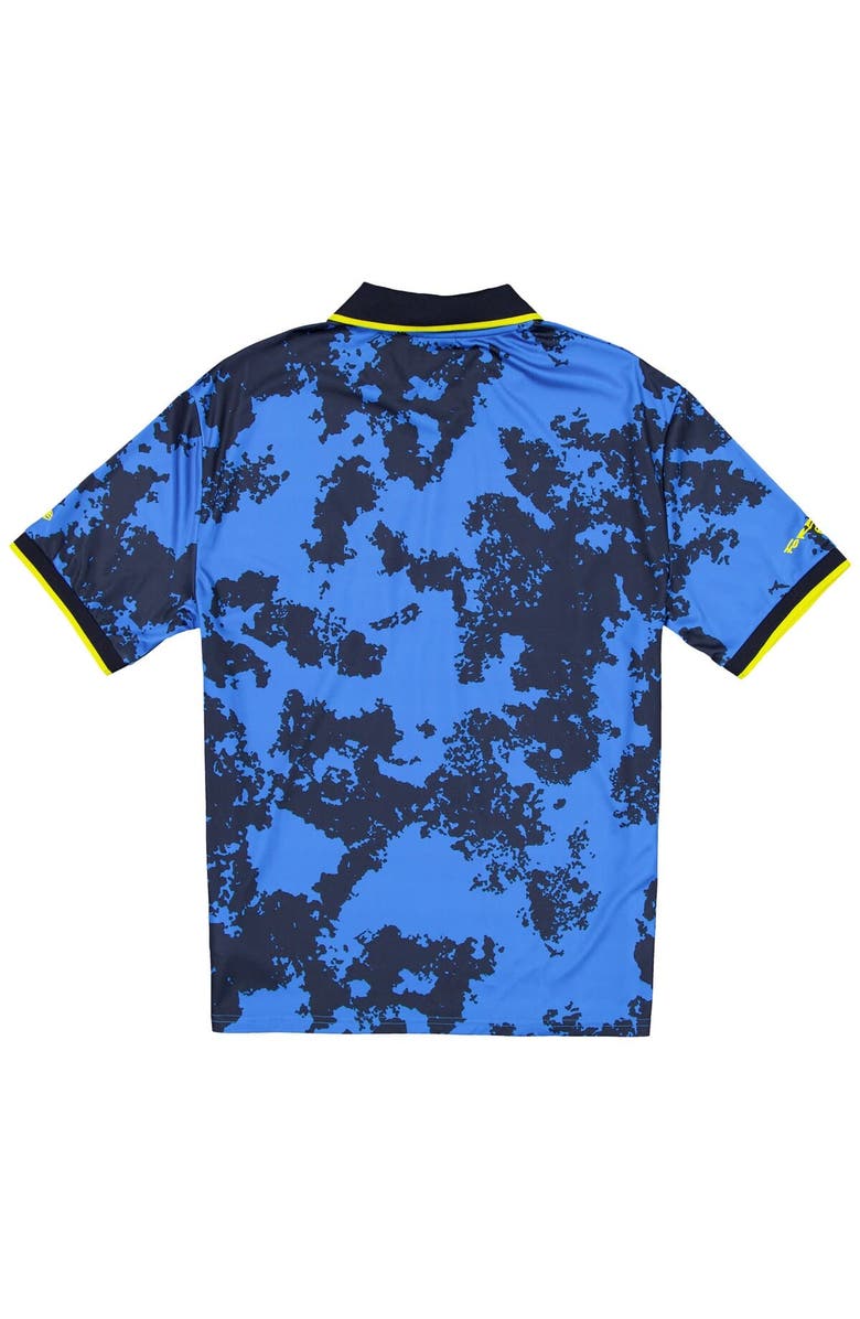 New Era Men's New Era  Blue Red Bull Racing Graphic Collared Soccer Shirt, Alternate, color, 