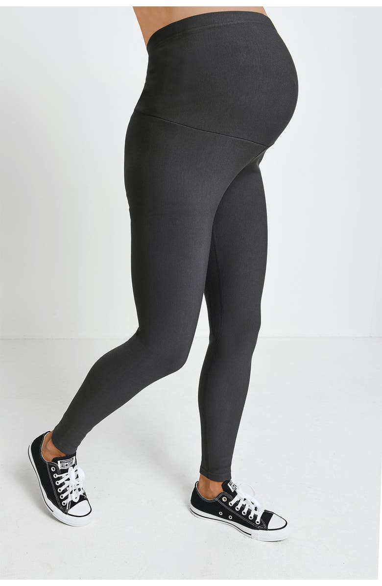 LOVALL Maternity Winter Leggings, Main, color, Dark Grey