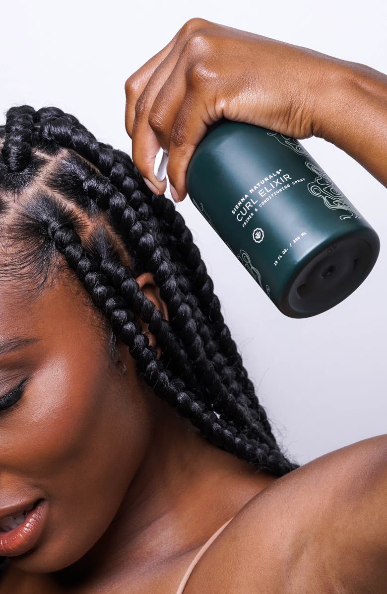 Sienna Naturals Curl Elixir Primer & Conditioning Spray, Alternate, color,