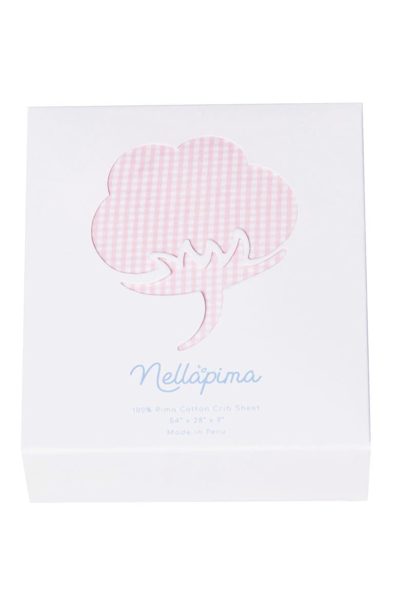 Nellapima Pink Gingham Crib Sheets - Baby, Alternate, color, Pink