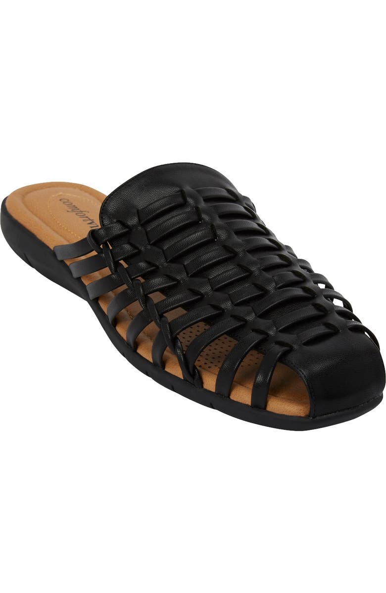 Comfortview The Wendy Slip On Mule, Main, color, Black