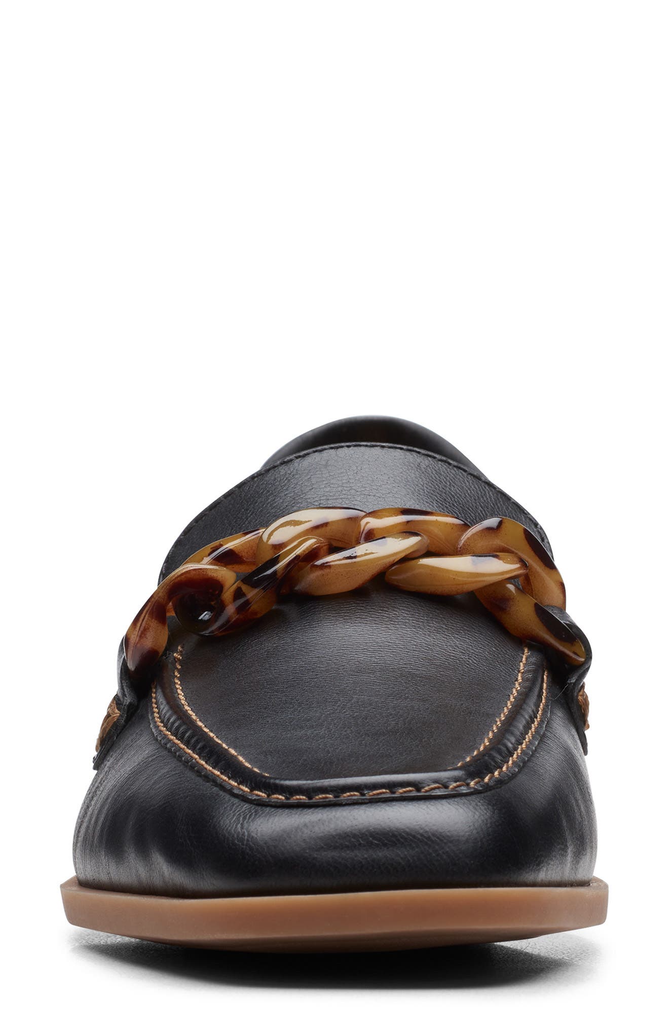 Clarks<sup>®</sup> Sarafyna Iris Loafer, Alternate, color, Black Leather