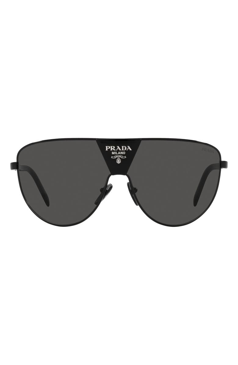 Prada 37mm Rectangular Sunglasses, Main, color,