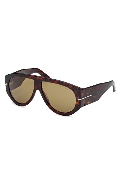 Tom Ford Bronson 60mm Aviator Sunglasses