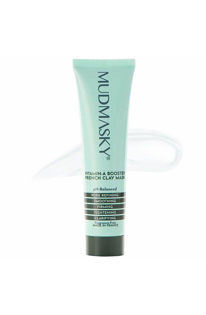 MUDMASKY Vitamin-A Booster French Clay Mask 2oz, Main, color, NO COLOR