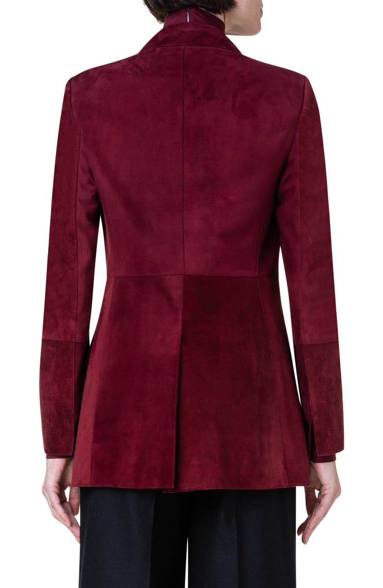 Akris punto Suede Blazer, Alternate, color, 