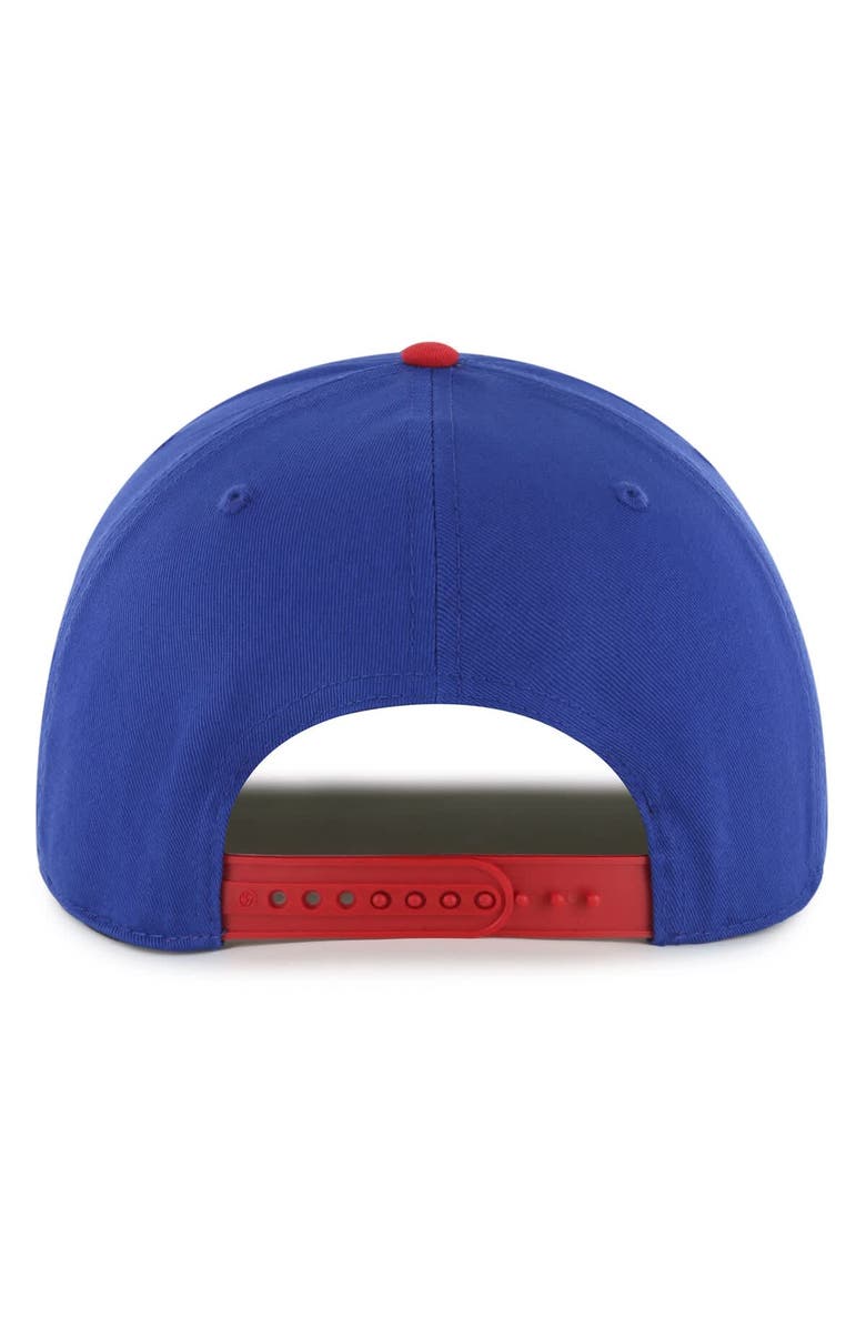 '47 Men's '47 Blue/Red New York Rangers Dropshadow Rope Hitch Adjustable Hat, Alternate, color, Blue