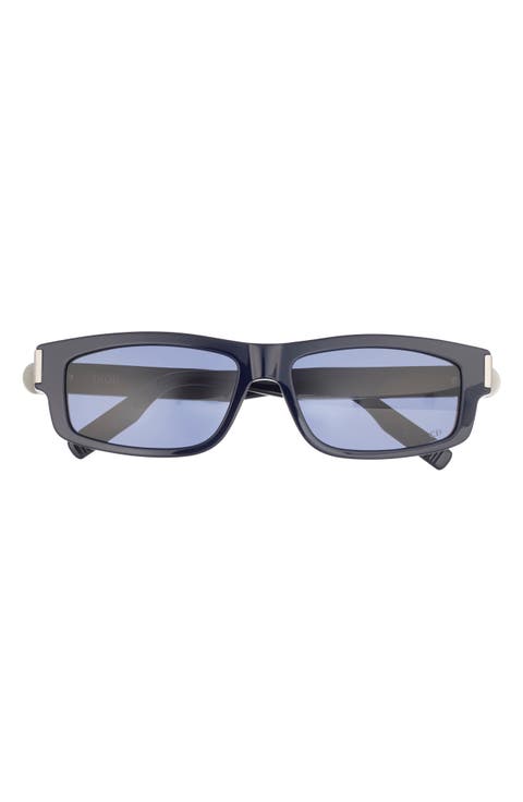 CD Icon S2I 55mm Rectangular Sunglasses