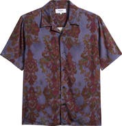 Wax London Tapestry Print Cotton Camp Shirt