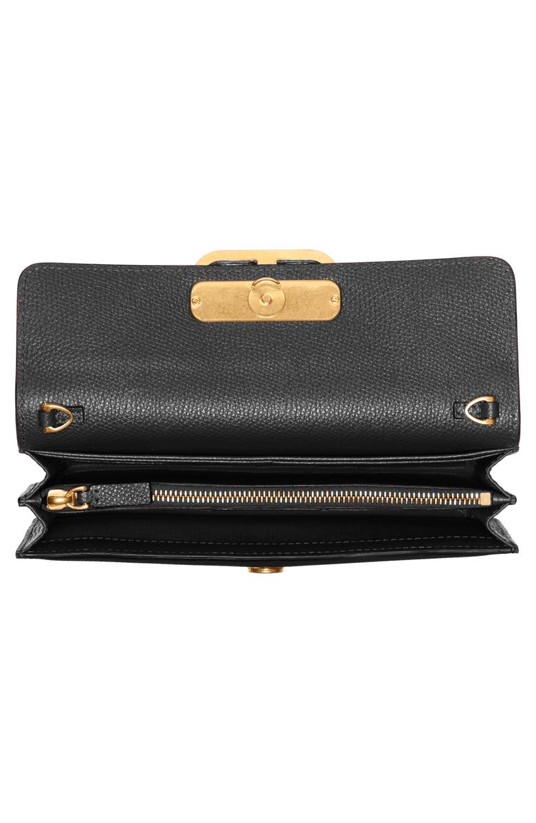 Valentino Garavani VSling Calfskin Wallet on a Chain, Alternate, color, 