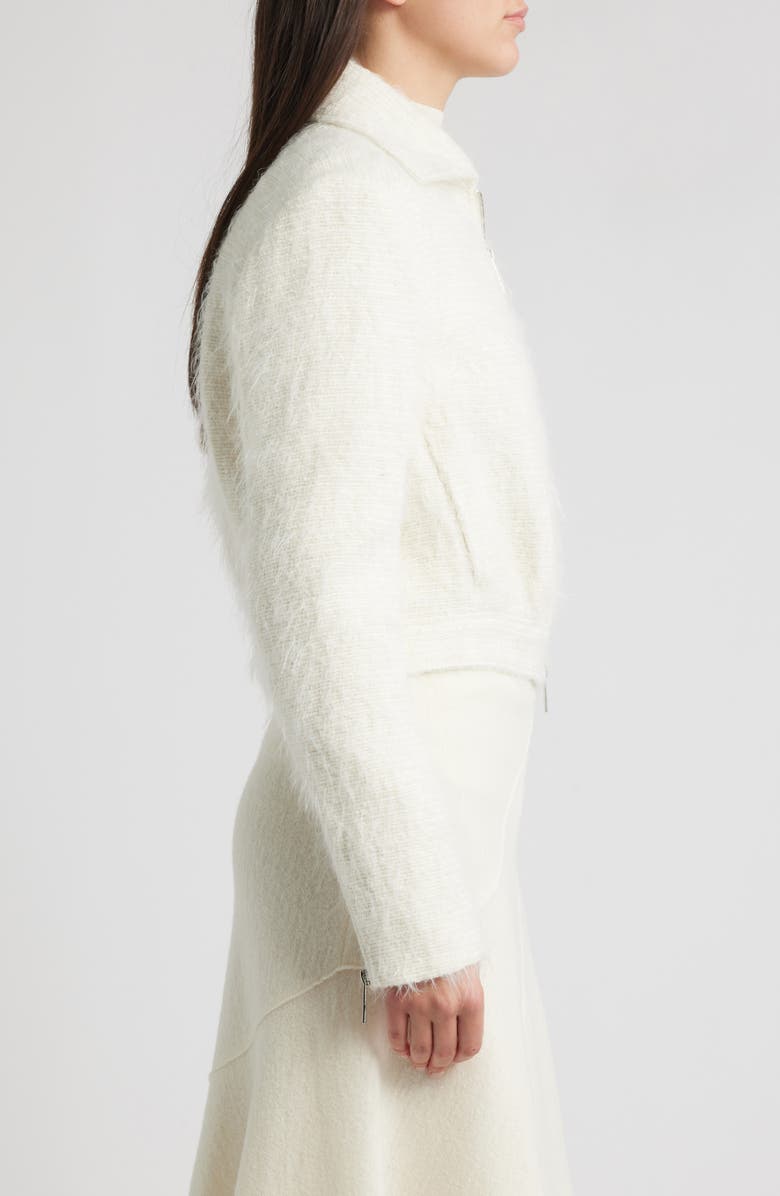 BOSS Jocalen Textured Jacket, Alternate, color, Soft Cream