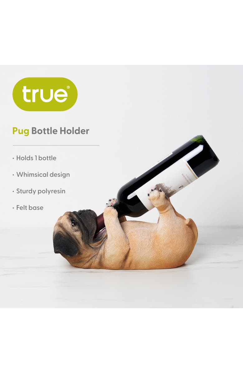 true Pug Wine Bottle Holder, Alternate, color, 