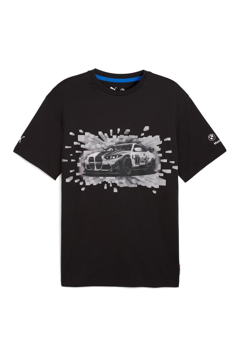 x BMW M Motorsport Cotton Graphic T-Shirt, Alternate, color, PUMA BLACK