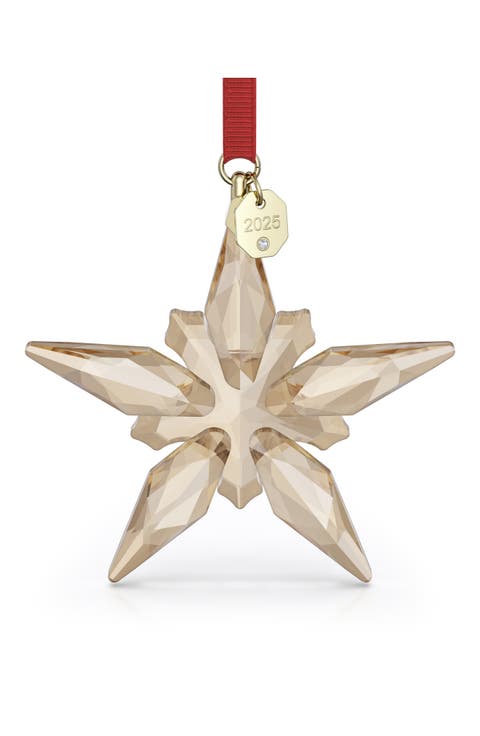 2025 Annual Edition Festive Crystal Snowflake Ornament