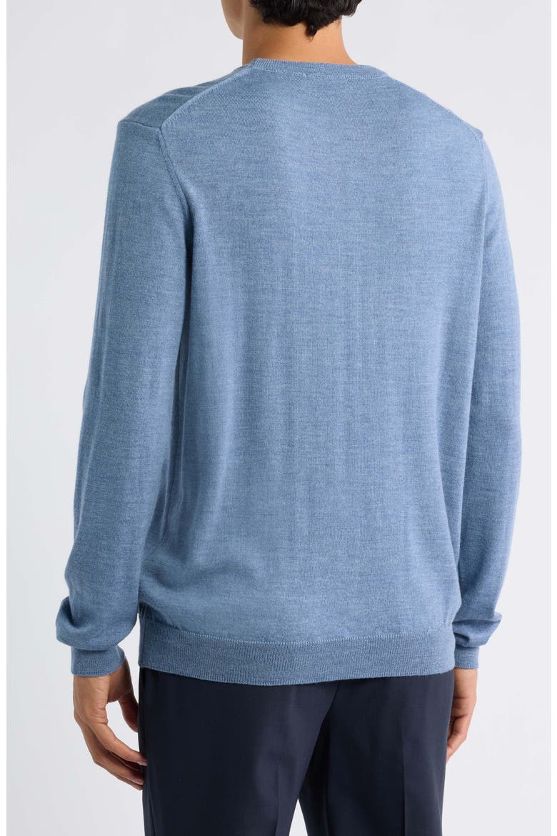 William Merino Wool Crewneck Sweater, Alternate, color, AIR BLUE