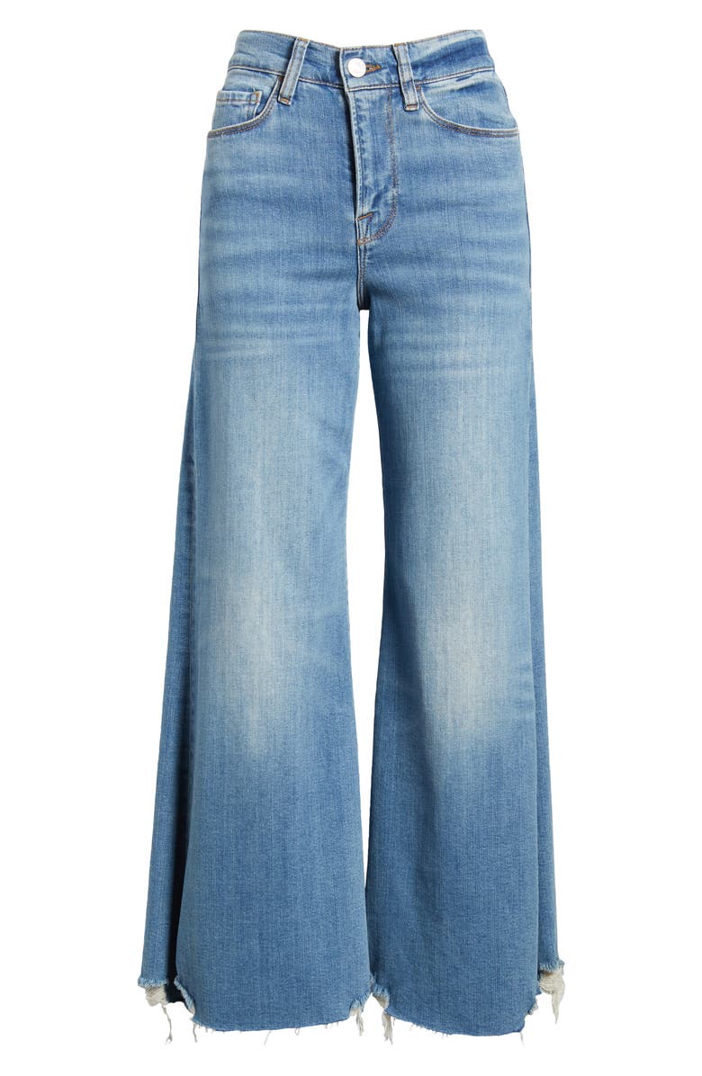 FRAME Le Palazzo High Waist Crop Wide Leg Jeans, Alternate, color, 