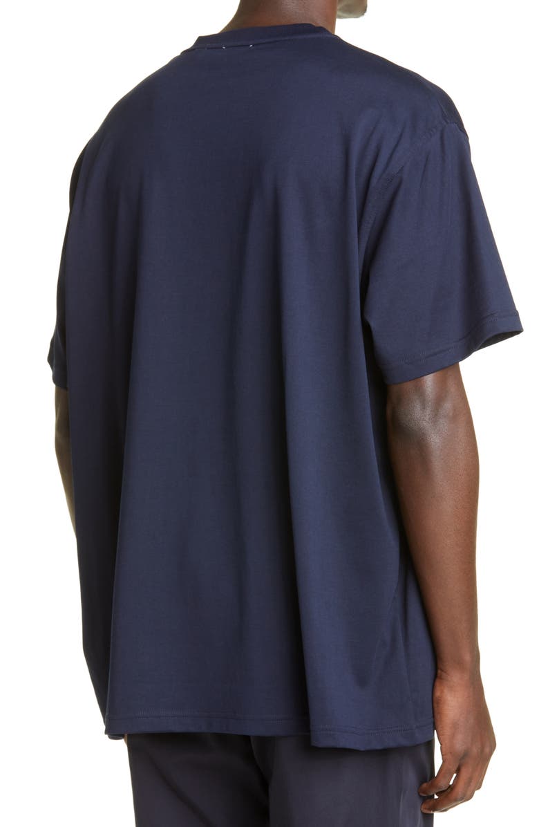 Burberry Men's Harriston Oversize Cotton Logo Tee, Alternate, color, 
