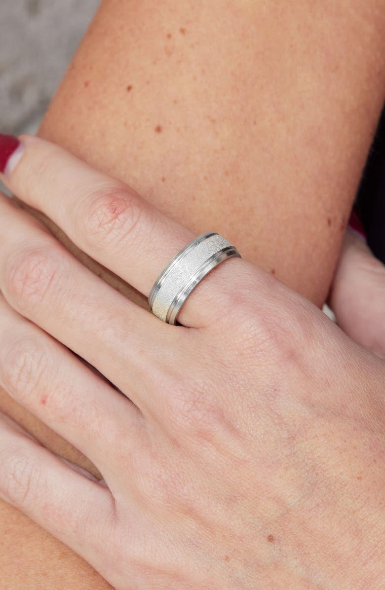 SAVVY CIE JEWELS Sandblast Band Ring, Alternate, color, 