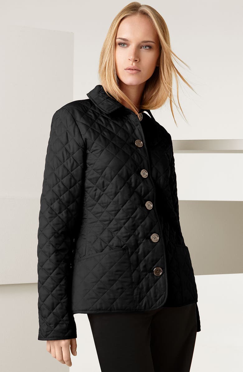 Burberry Brit Quilted Jacket, Main, color, 