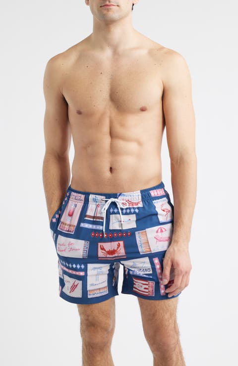 Match Box Swim Trunks