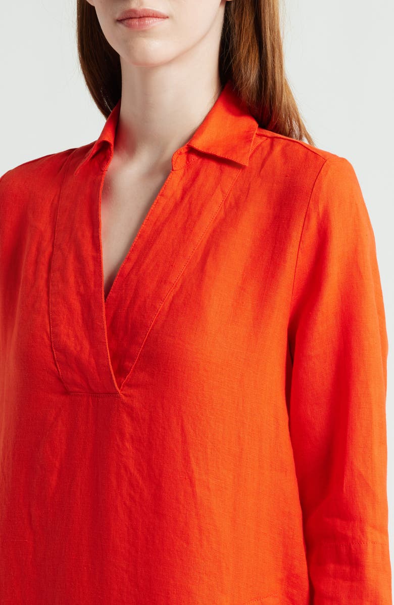 Masai Copenhagen Nikeeta Linen Midi Dress, Alternate, color, 