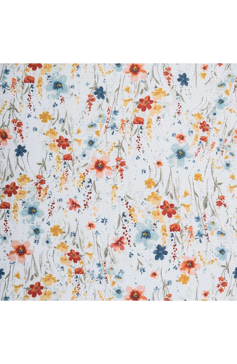 C&F Home Sheila Floral Watercolor 100% Cotton Printed Dishtowel, Alternate, color, Red