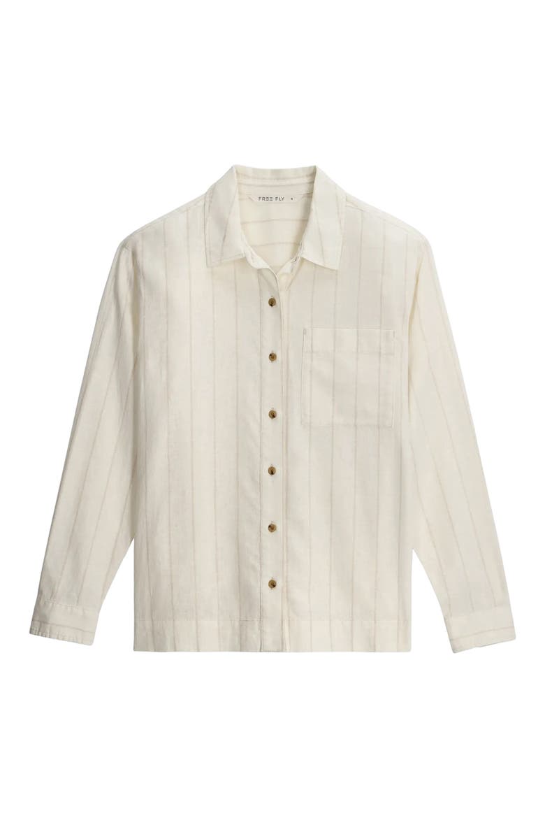 Sullivans Button-Up Shirt, Alternate, color, DASH VERTICAL STRIPE SEA SALT