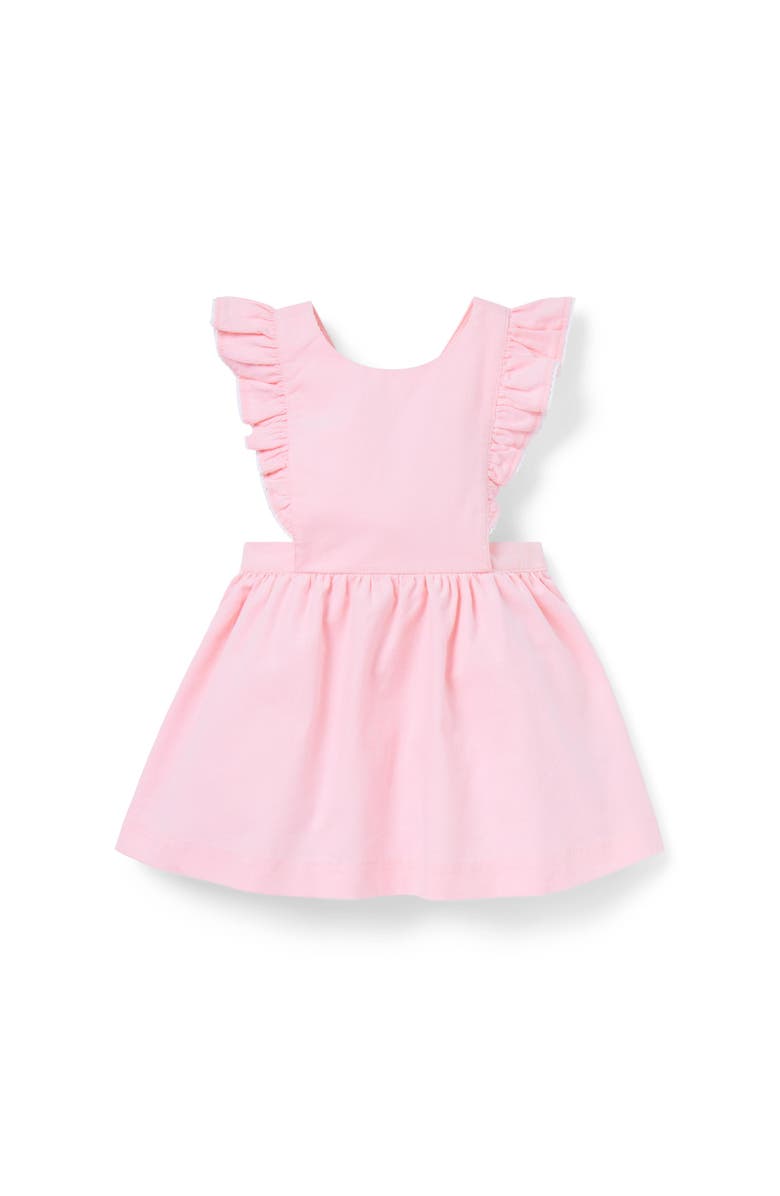 Janie and Jack Baby Ruffle Corduroy Jumper, Main, color, Pink