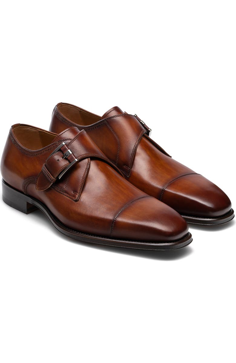 Magnanni Lennon Monk Strap Shoe, Main, color,