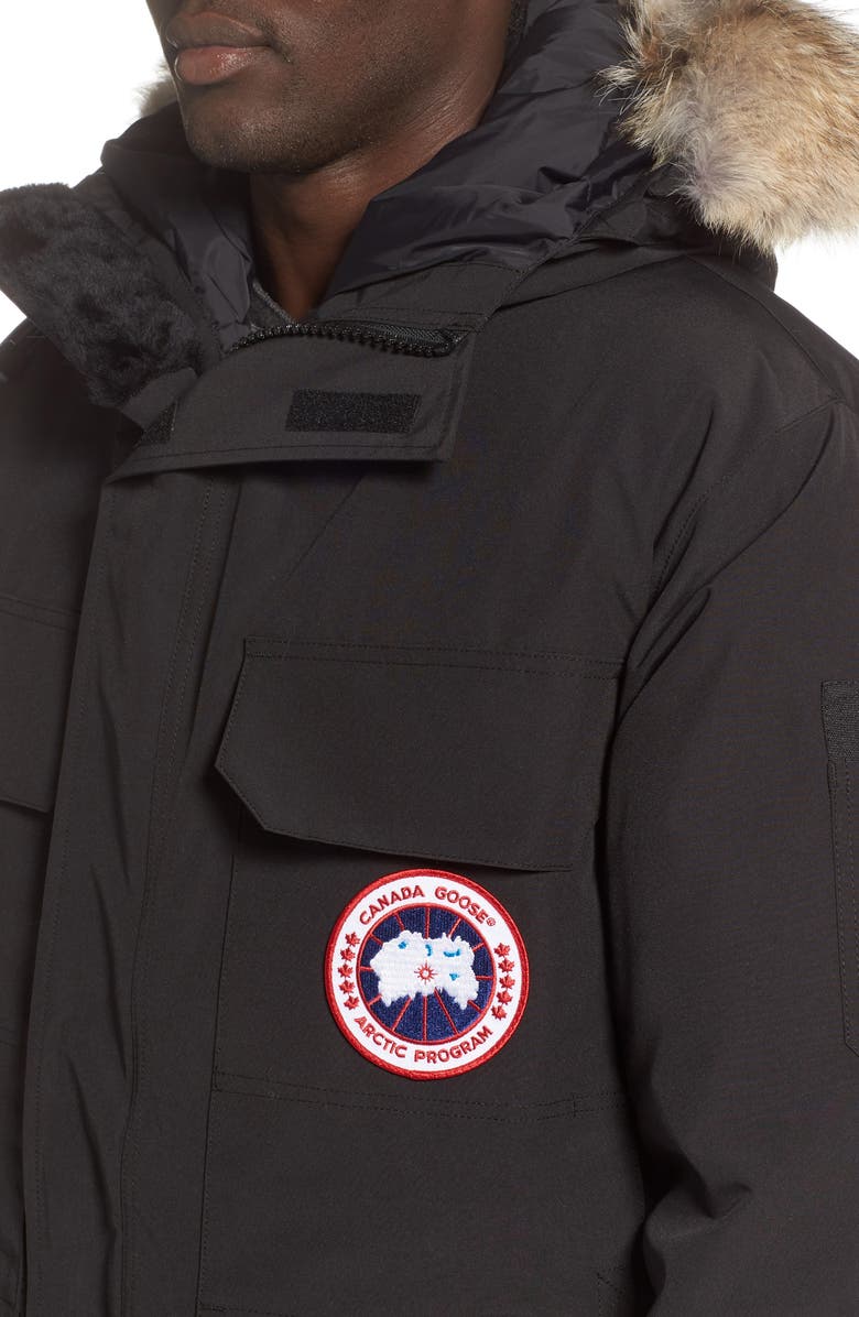 Canada Goose Expedition Extreme Weather Fusion Fit 625 Fill Power Down Parka with Genuine Coyote Fur Trim, Alternate, color,