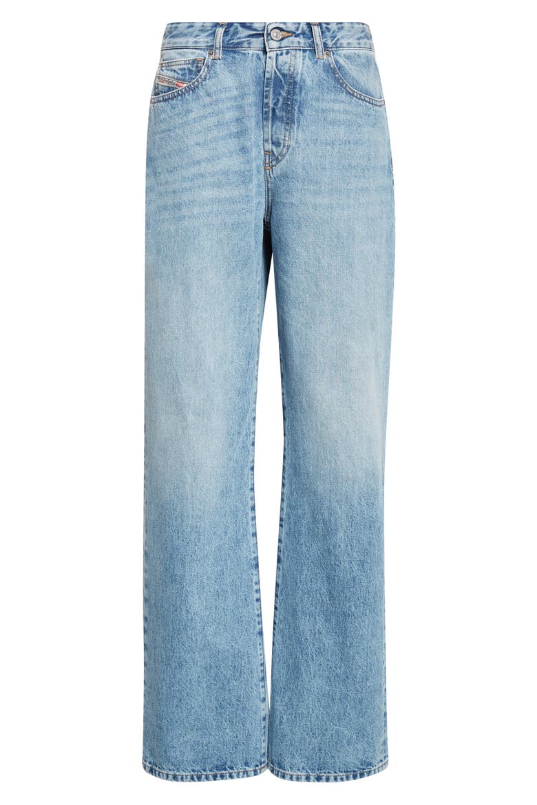 1971 D-Sent High Waist Straight Leg Jeans, Alternate, color, DENIM