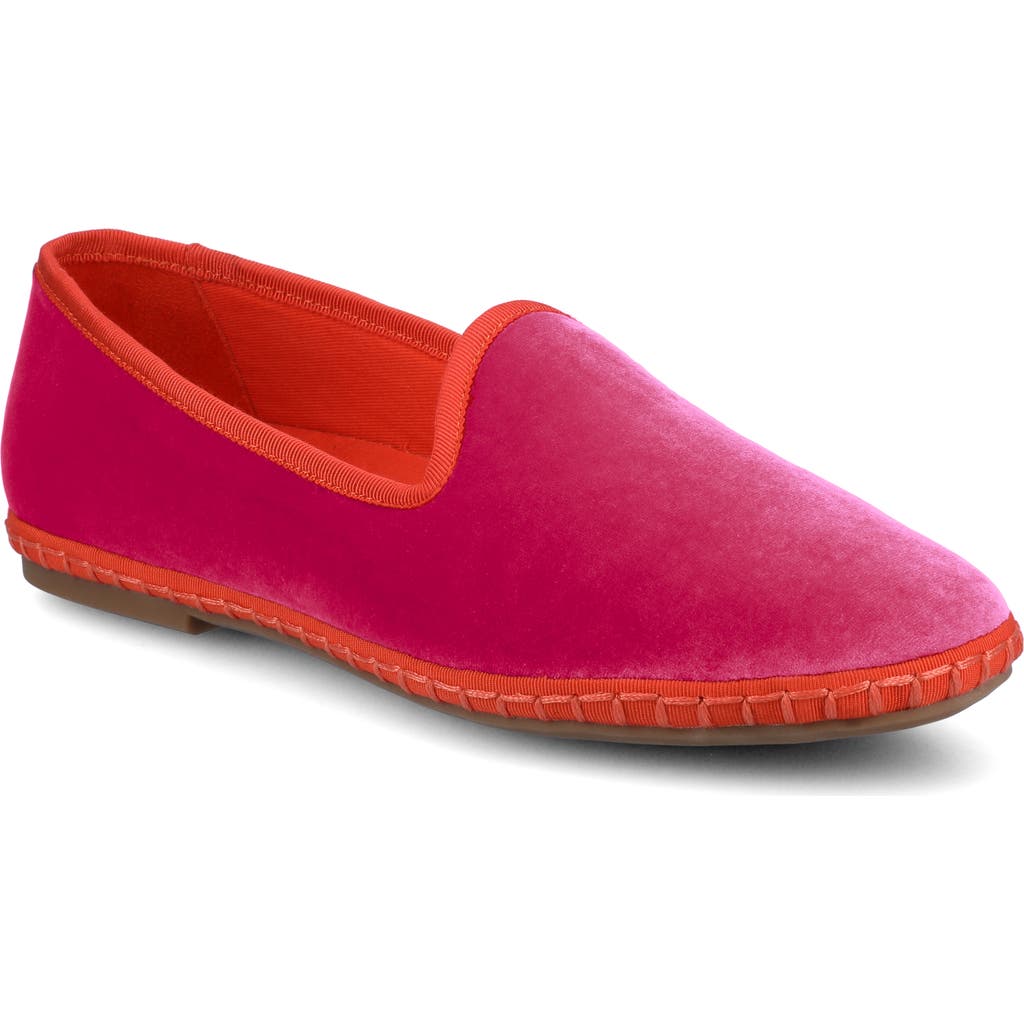 Birdies The Heron Loafers in Heron Hot Pink Velvet  product