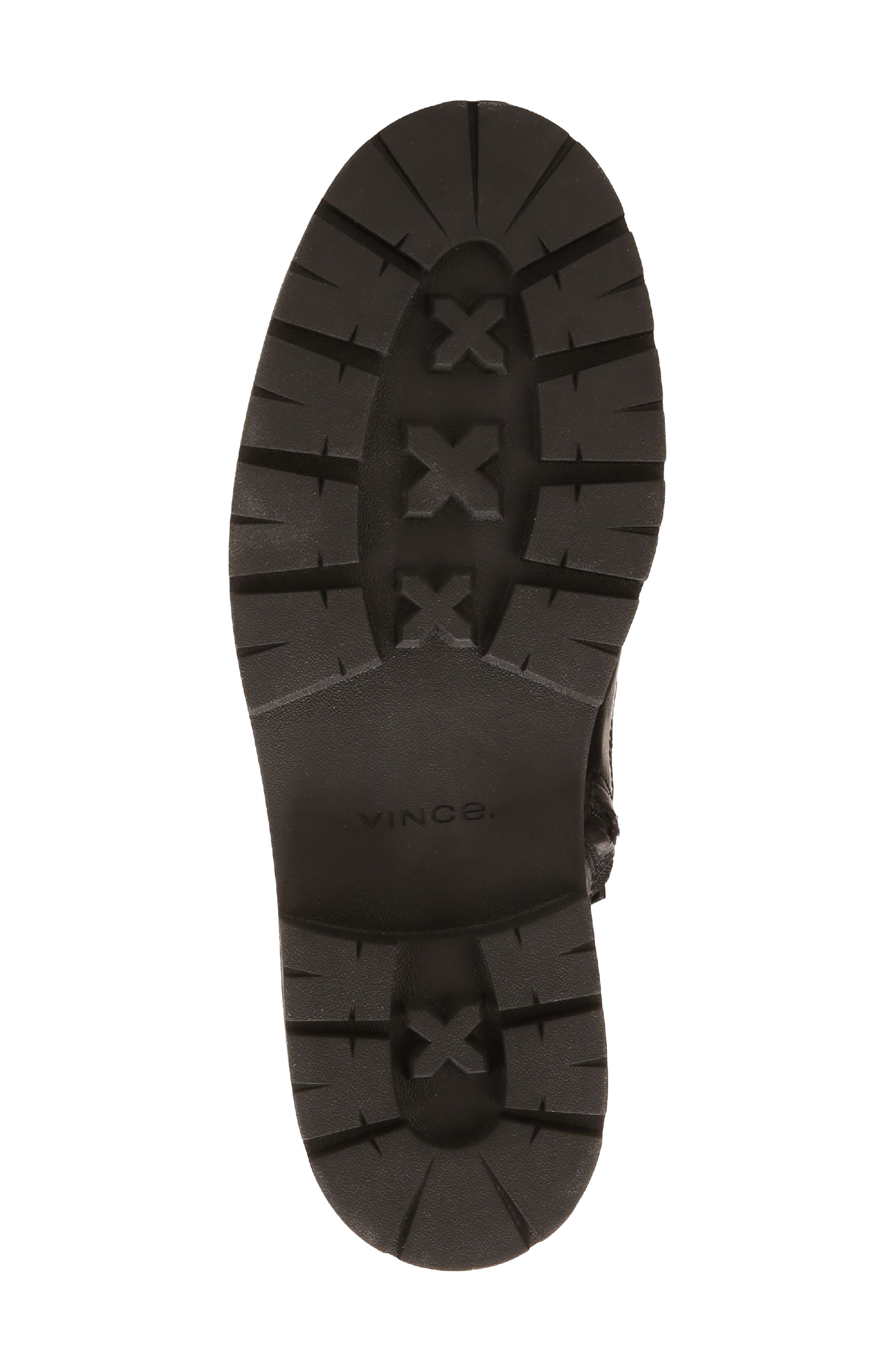 Lennox Leather Combat Boot, Alternate, color, BLACK LEATHER