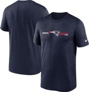 Nike Men's Nike Navy New England Patriots Horizontal Lockup Legend T-Shirt