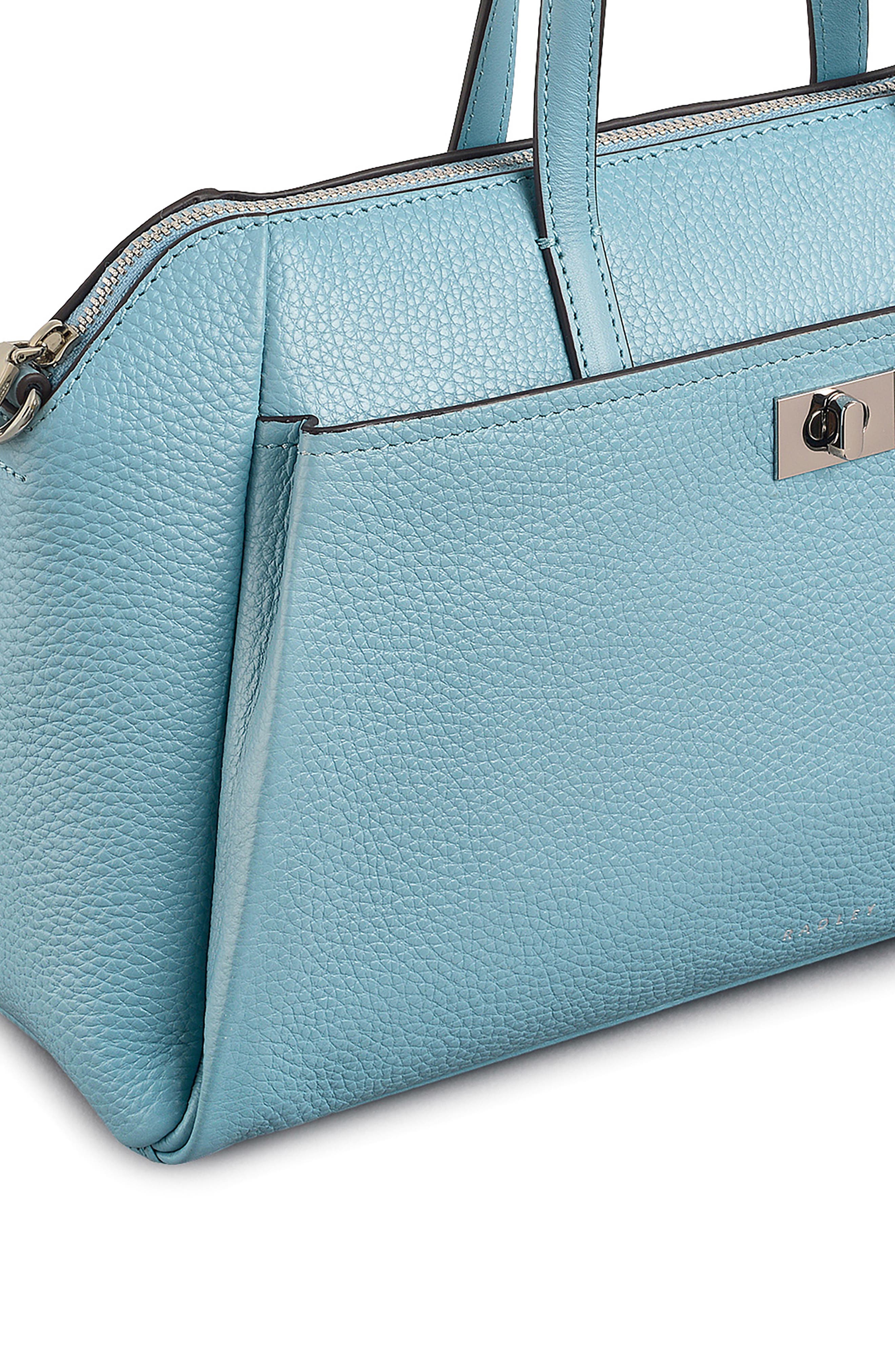 Radley Brook Avenue Pebbled Leather Small Satchel, Alternate, color, Cameo