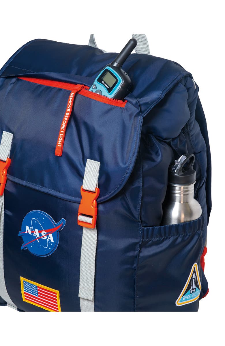 mimish Kids' Sleep-n-Pack NASA Sleeping Bag Backpack, Alternate, color, Navy