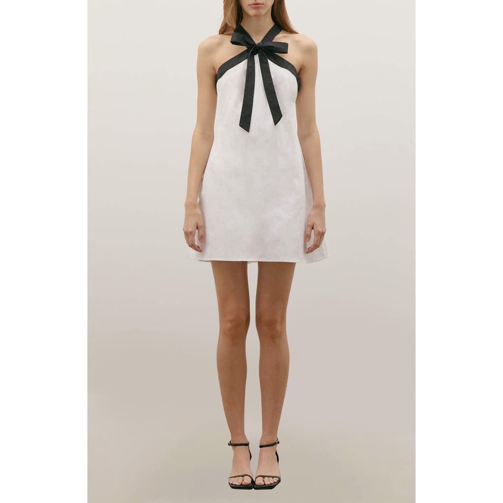 MAUDE CLUB Blair Shift Dress in White at Nordstrom, Size X-Large