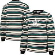 PLEASURES Men's PLEASURES Cream/Green Houston Astros Ballpark Long Sleeve T-Shirt