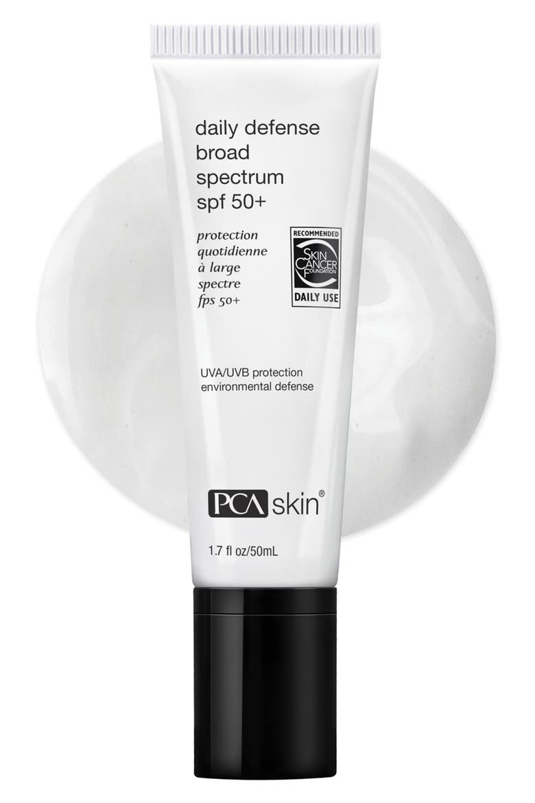 Daily Defense Broad Spectrum SPF 50+ Sunscreen, Alternate, color, NO COLOR