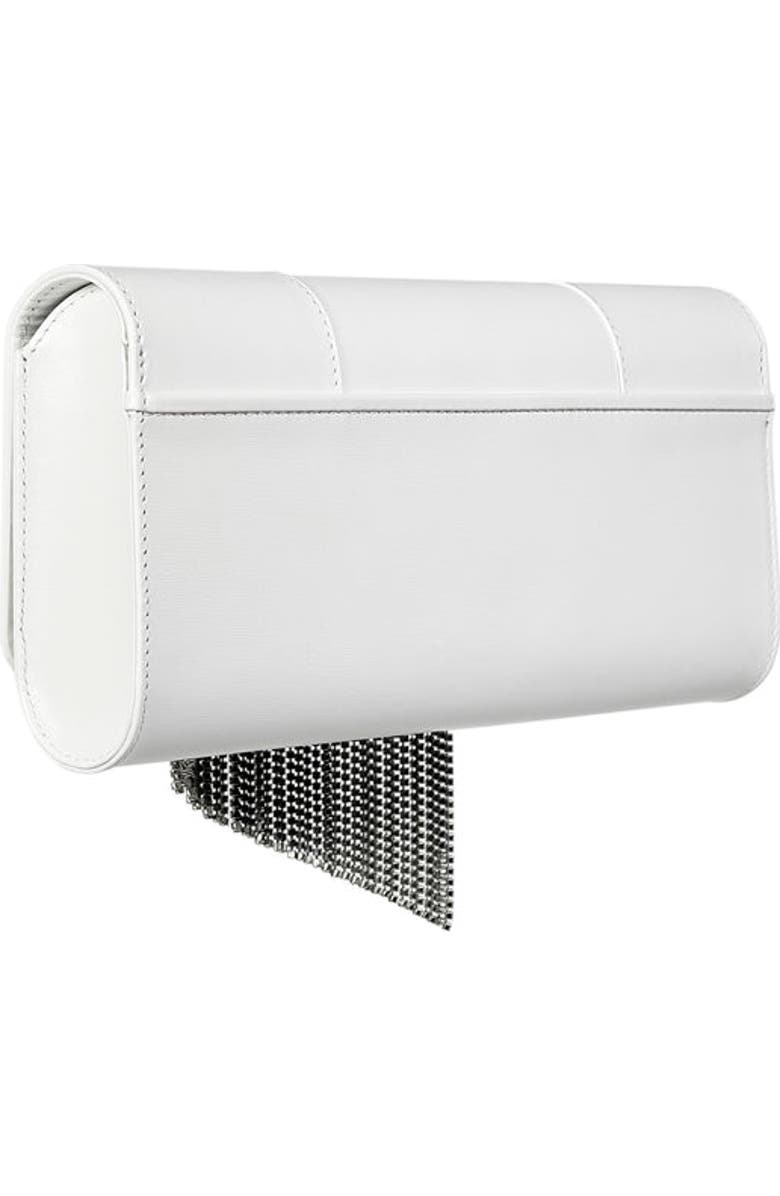 PERRIN PARIS L'Eiffel Cascade Clutch, Alternate, color, White