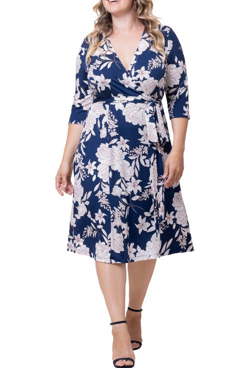Signature A-Line Wrap Dress (Plus)