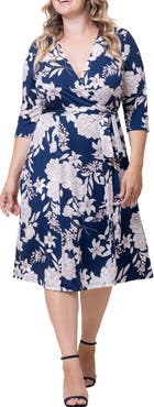 Kiyonna Signature A-Line Wrap Dress